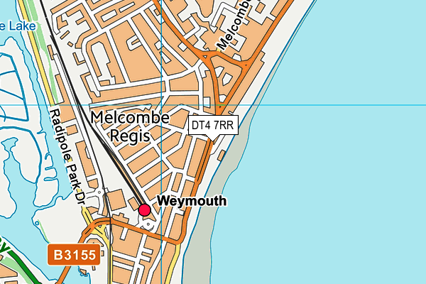 DT4 7RR map - OS VectorMap District (Ordnance Survey)