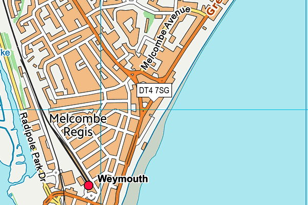 DT4 7SG map - OS VectorMap District (Ordnance Survey)