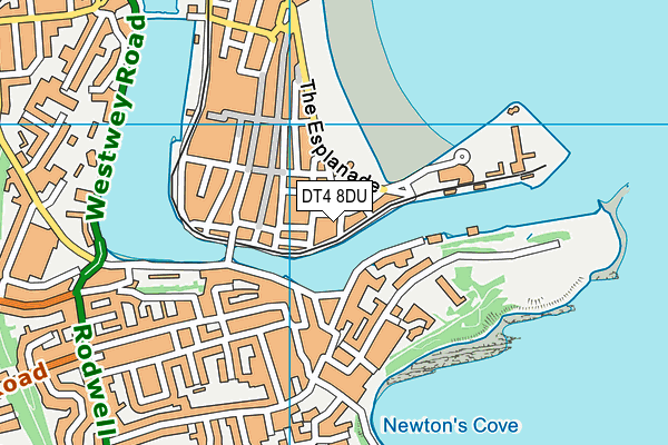 DT4 8DU map - OS VectorMap District (Ordnance Survey)