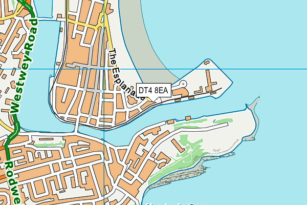 DT4 8EA map - OS VectorMap District (Ordnance Survey)