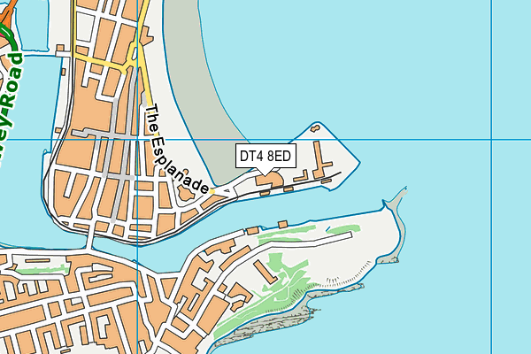 DT4 8ED map - OS VectorMap District (Ordnance Survey)