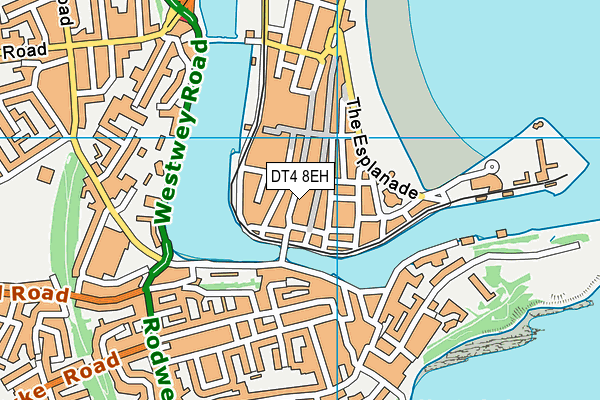 DT4 8EH map - OS VectorMap District (Ordnance Survey)