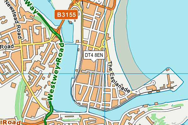 DT4 8EN map - OS VectorMap District (Ordnance Survey)