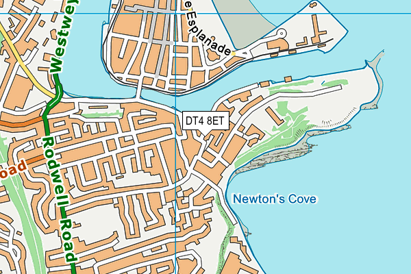 DT4 8ET map - OS VectorMap District (Ordnance Survey)