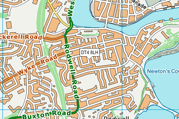 DT4 8LH map - OS VectorMap District (Ordnance Survey)