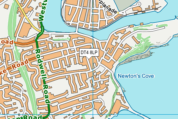 DT4 8LP map - OS VectorMap District (Ordnance Survey)