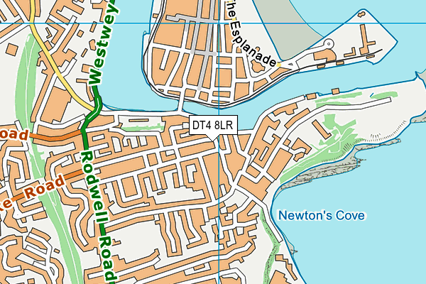 DT4 8LR map - OS VectorMap District (Ordnance Survey)