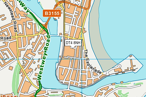 DT4 8NH map - OS VectorMap District (Ordnance Survey)