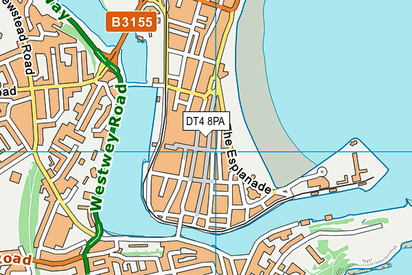 DT4 8PA map - OS VectorMap District (Ordnance Survey)