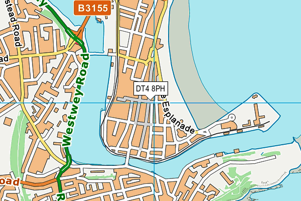 DT4 8PH map - OS VectorMap District (Ordnance Survey)