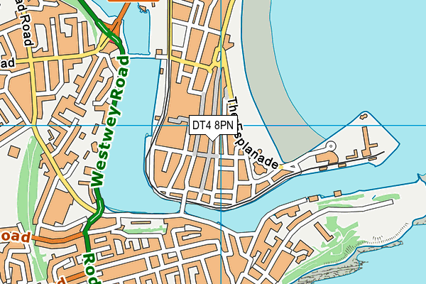 DT4 8PN map - OS VectorMap District (Ordnance Survey)