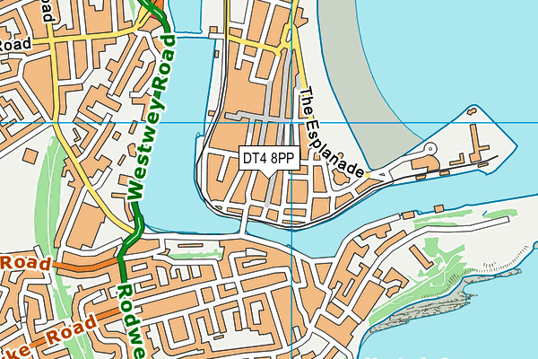 DT4 8PP map - OS VectorMap District (Ordnance Survey)