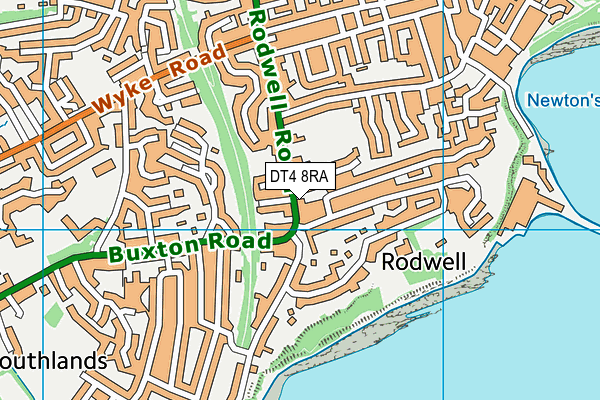 DT4 8RA map - OS VectorMap District (Ordnance Survey)