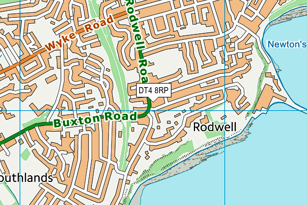 DT4 8RP map - OS VectorMap District (Ordnance Survey)