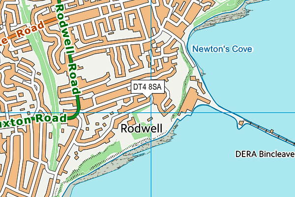 DT4 8SA map - OS VectorMap District (Ordnance Survey)