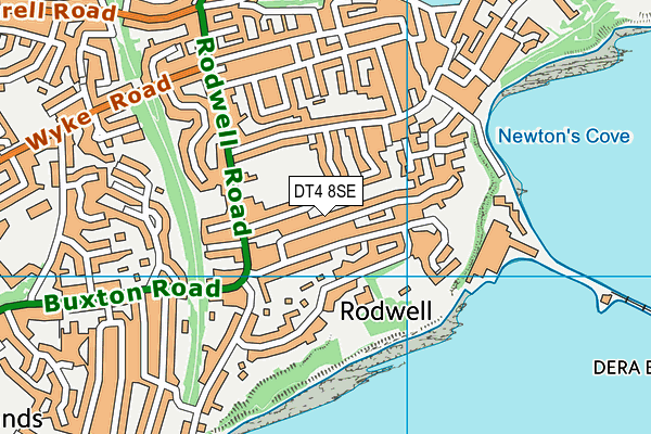 DT4 8SE map - OS VectorMap District (Ordnance Survey)