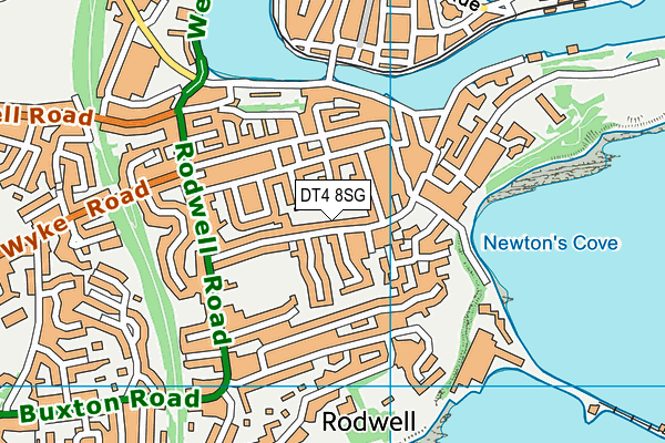 DT4 8SG map - OS VectorMap District (Ordnance Survey)