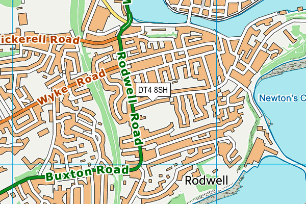 DT4 8SH map - OS VectorMap District (Ordnance Survey)