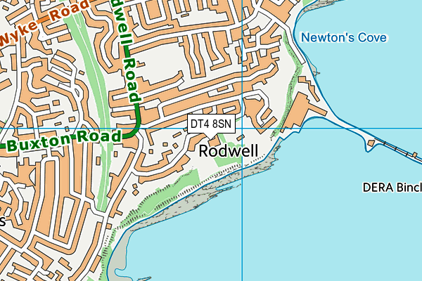 DT4 8SN map - OS VectorMap District (Ordnance Survey)