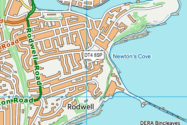 DT4 8SP map - OS VectorMap District (Ordnance Survey)