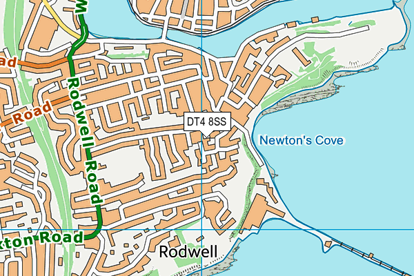 DT4 8SS map - OS VectorMap District (Ordnance Survey)