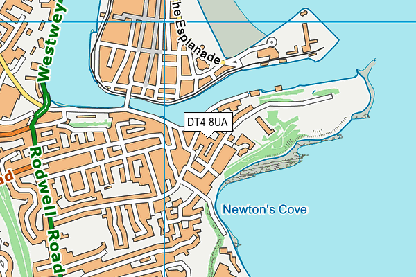 DT4 8UA map - OS VectorMap District (Ordnance Survey)