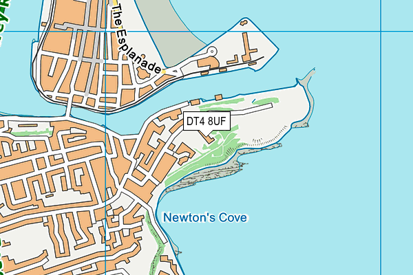 DT4 8UF map - OS VectorMap District (Ordnance Survey)