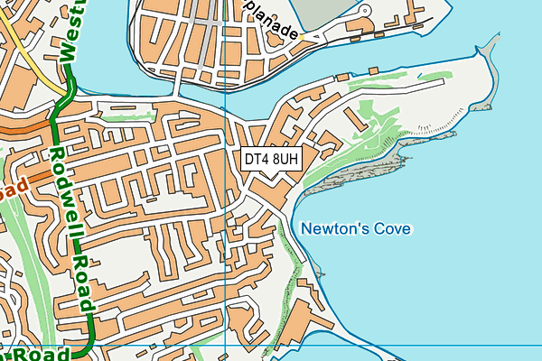 DT4 8UH map - OS VectorMap District (Ordnance Survey)