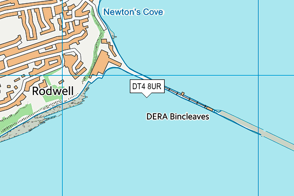 DT4 8UR map - OS VectorMap District (Ordnance Survey)