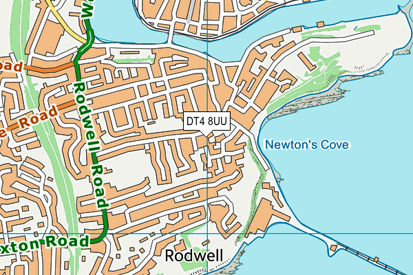 DT4 8UU map - OS VectorMap District (Ordnance Survey)