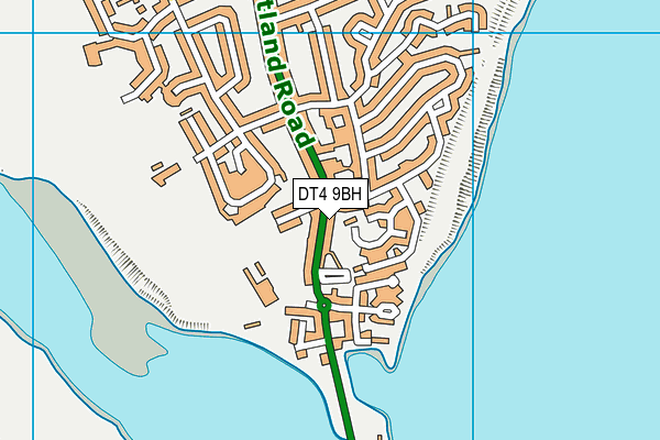 DT4 9BH map - OS VectorMap District (Ordnance Survey)