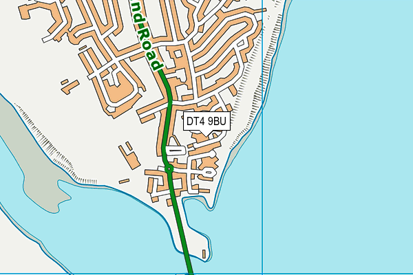 DT4 9BU map - OS VectorMap District (Ordnance Survey)
