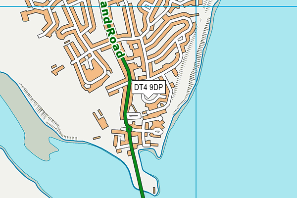 DT4 9DP map - OS VectorMap District (Ordnance Survey)