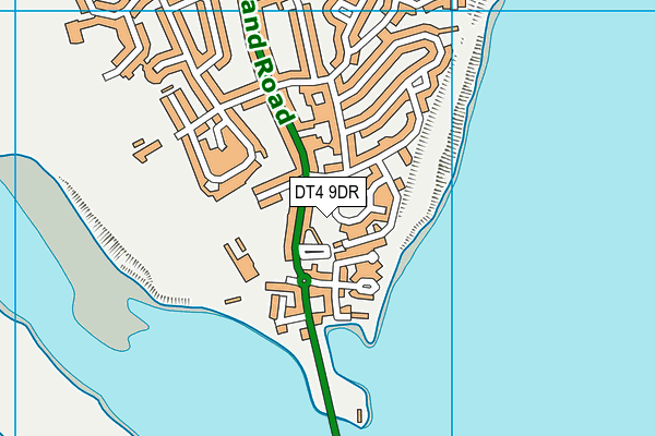 DT4 9DR map - OS VectorMap District (Ordnance Survey)