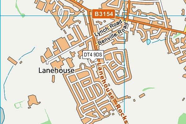 DT4 9DS map - OS VectorMap District (Ordnance Survey)