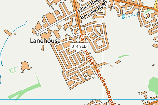 DT4 9ED map - OS VectorMap District (Ordnance Survey)