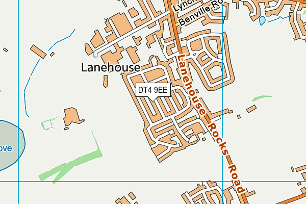 DT4 9EE map - OS VectorMap District (Ordnance Survey)