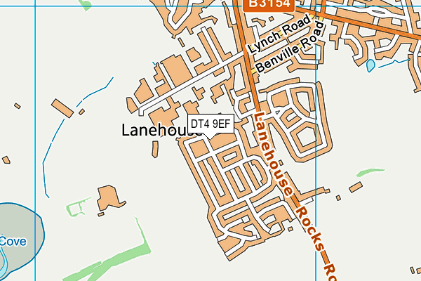 DT4 9EF map - OS VectorMap District (Ordnance Survey)