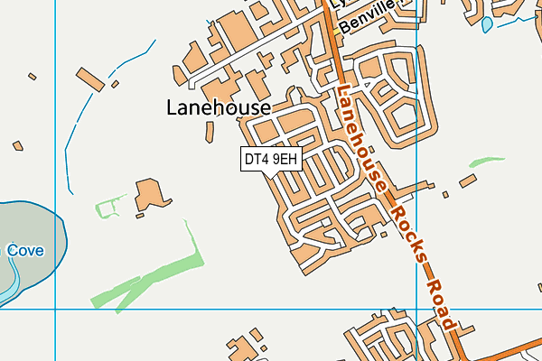 DT4 9EH map - OS VectorMap District (Ordnance Survey)