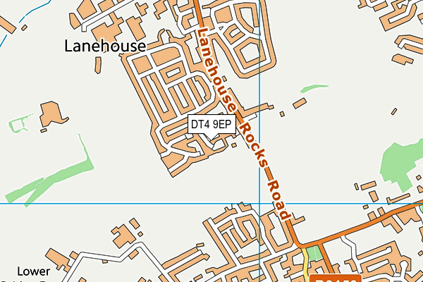 DT4 9EP map - OS VectorMap District (Ordnance Survey)