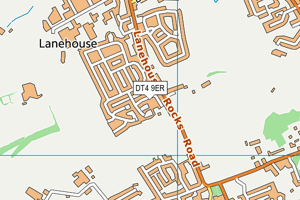 DT4 9ER map - OS VectorMap District (Ordnance Survey)