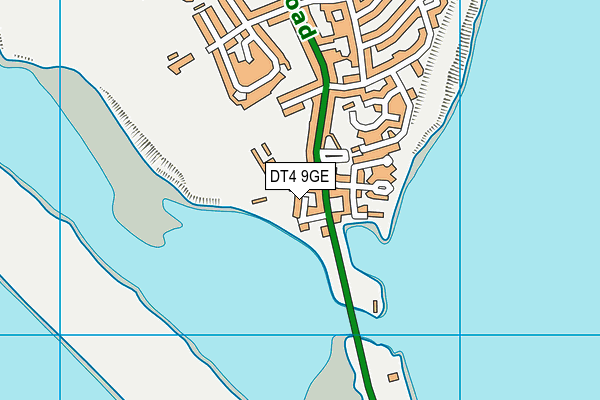 DT4 9GE map - OS VectorMap District (Ordnance Survey)