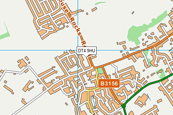 DT4 9HU map - OS VectorMap District (Ordnance Survey)