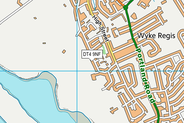 DT4 9NF map - OS VectorMap District (Ordnance Survey)