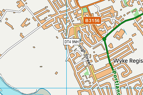 DT4 9NH map - OS VectorMap District (Ordnance Survey)