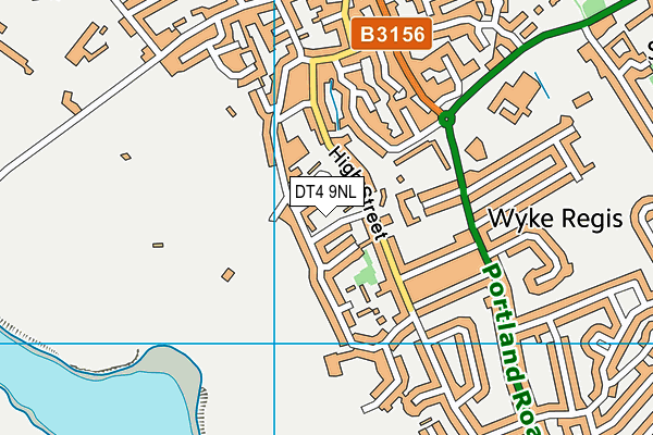 DT4 9NL map - OS VectorMap District (Ordnance Survey)