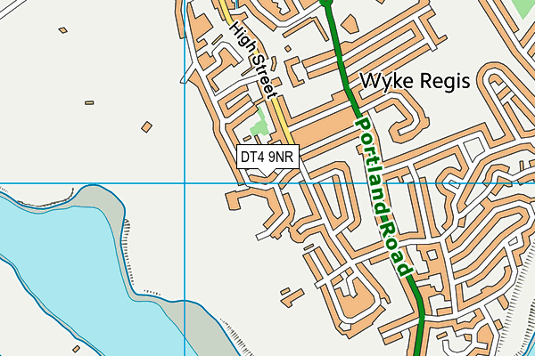 DT4 9NR map - OS VectorMap District (Ordnance Survey)