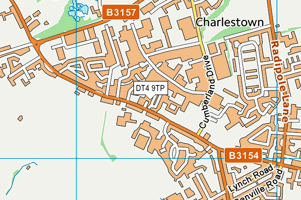 DT4 9TP map - OS VectorMap District (Ordnance Survey)