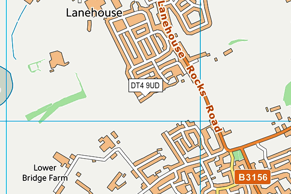 DT4 9UD map - OS VectorMap District (Ordnance Survey)