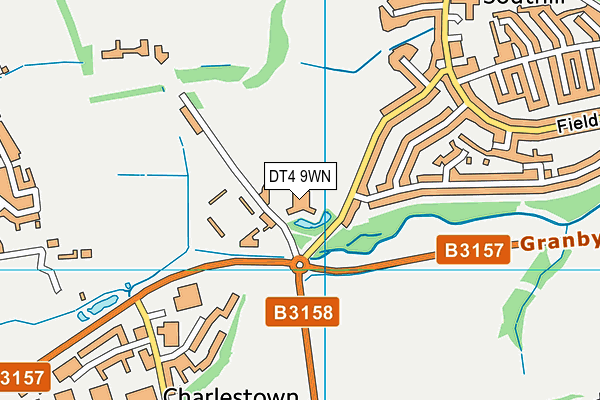 DT4 9WN map - OS VectorMap District (Ordnance Survey)